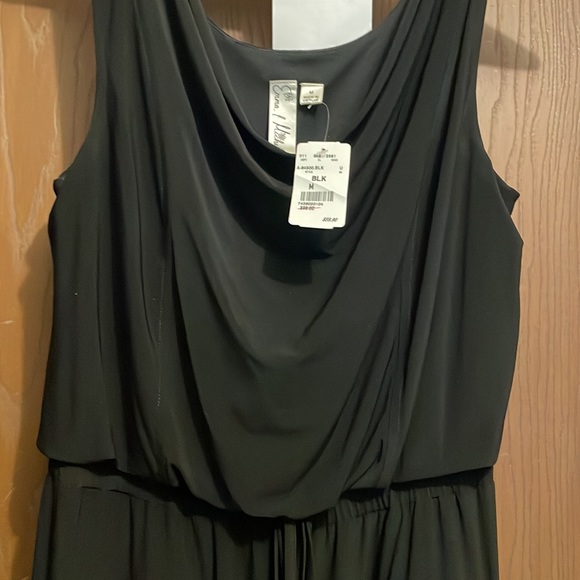 Black jersey jumpsuit - Picture 3 of 4